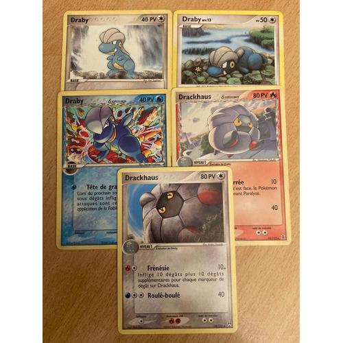 (3364) 3x Draby + 2x Drackhaus (Pokemon)