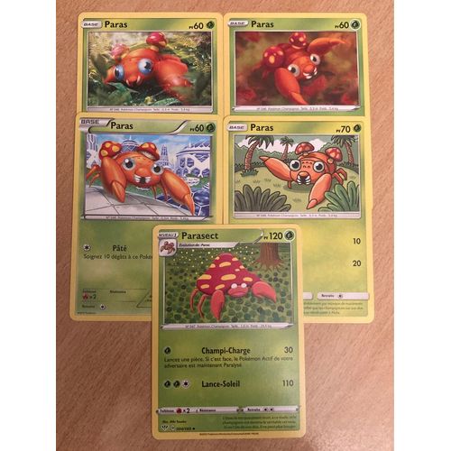 (3355) 4x Paras + Parasect (Pokemon)