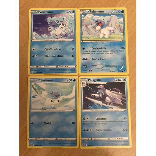(3349) 3x Polarhume + Polagriffe (Pokemon)