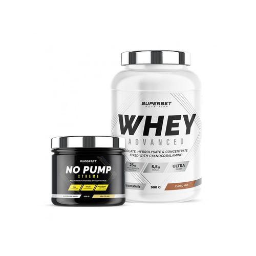 Programme Fitness Energie - 100% Whey Proteine Advanced 900g Choconut - No Pump Xtreme Pina Colada 