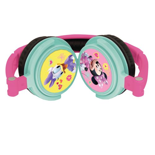 Casque stéréo filaire pliable pour enfants avec limitation de volume d'écoute Minnie