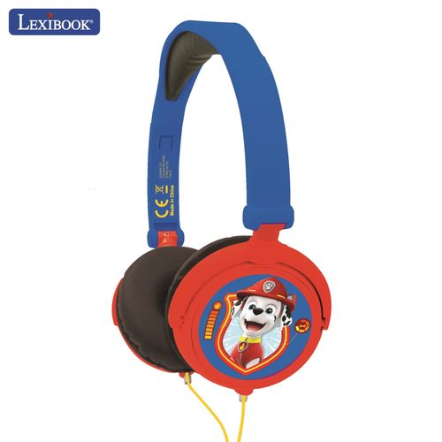 Casque stéréo filaire pliable pour enfants avec limitation de volume d'écoute Pat' Patrouille