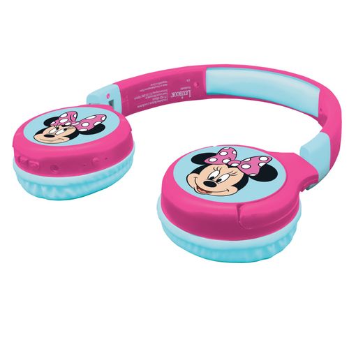 Casque 2 en 1 Bluetooth® et Filaire confortable et pliable pour enfants avec limitation de son - Minnie