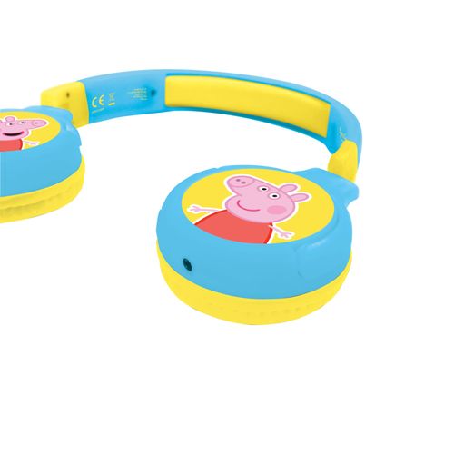 Casque 2 en 1 Peppa Pig Bluetooth® et Filaire pliable pour enfants avec limitation de son