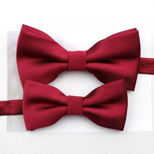 Ensemble De N?Uds Papillon En Polyester Pour Adulte Et Enfant,Couleur Unie,Marron,Vert,Marine,Pour Femmes Et Hommes,Costume Papillon,Fête De Mariage,Dîner,Cravate,Cadeau,Accessoire