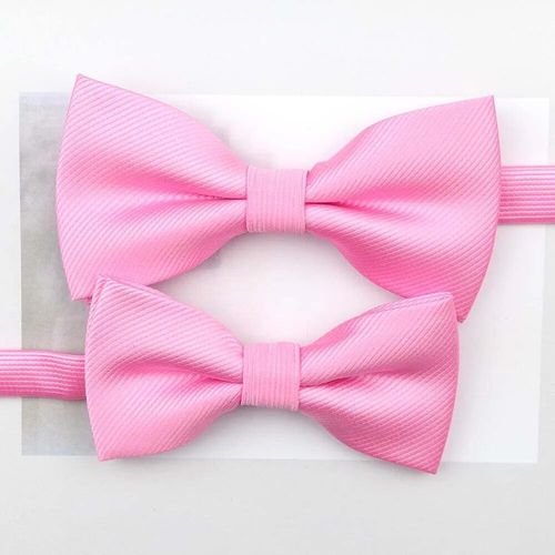 Ensemble De N?Uds Papillon En Polyester Pour Adulte Et Enfant,Couleur Unie,Marron,Vert,Marine,Pour Femmes Et Hommes,Costume Papillon,Fête De Mariage,Dîner,Cravate,Cadeau,Accessoire