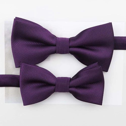 Ensemble De N?Uds Papillon En Polyester Pour Adulte Et Enfant,Couleur Unie,Marron,Vert,Marine,Pour Femmes Et Hommes,Costume Papillon,Fête De Mariage,Dîner,Cravate,Cadeau,Accessoire
