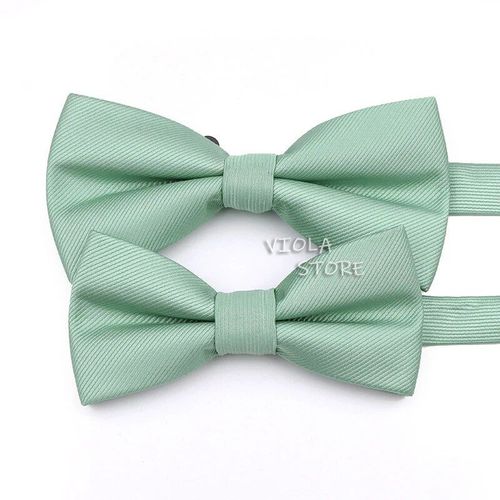 Ensemble De N?Uds Papillon En Polyester Pour Adulte Et Enfant,Couleur Unie,Marron,Vert,Marine,Pour Femmes Et Hommes,Costume Papillon,Fête De Mariage,Dîner,Cravate,Cadeau,Accessoire