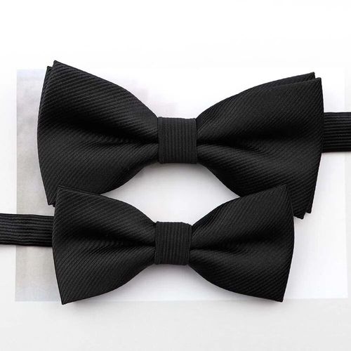 Ensemble De N?Uds Papillon En Polyester Pour Adulte Et Enfant,Couleur Unie,Marron,Vert,Marine,Pour Femmes Et Hommes,Costume Papillon,Fête De Mariage,Dîner,Cravate,Cadeau,Accessoire