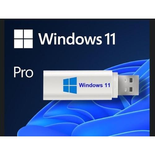 Clé USB Bootable d¿installation Windows 11 ¿ pc avec TPM2.0 (pc récents) +Guide d installation