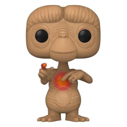 E.T. 40th Anniversary Pop! Movies Vinyl Figurine E.T. W/Heart (Glow-In-The-Dark) 9 Cm
