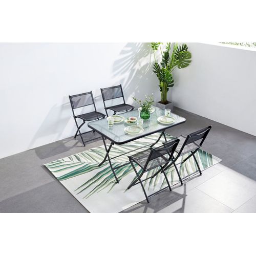 Mahon - Table De Jardin Et 4 Chaises