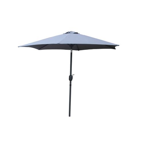 Come - Parasol Droit Rond 2,5 X 2,5 M Gris