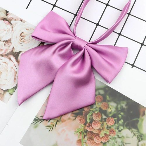 Chemises Colorées Pour Femmes,N?Ud Papillon Pour Dames,Fille,École,Fête De Mariage,N?Ud Papillon Rose Bleu Noir,Classique,N?Ud Papillon,Costumes,Accessoires
