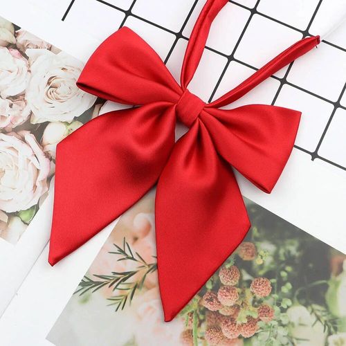 Chemises Colorées Pour Femmes,N?Ud Papillon Pour Dames,Fille,École,Fête De Mariage,N?Ud Papillon Rose Bleu Noir,Classique,N?Ud Papillon,Costumes,Accessoires