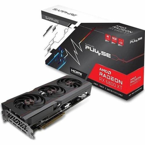 Sapphire Pulse Radeon RX 6800 XT - Carte graphique - Radeon RX 6800 XT - 16 Go GDDR6 - PCIe 4.0 - HDMI, 3 x DisplayPort