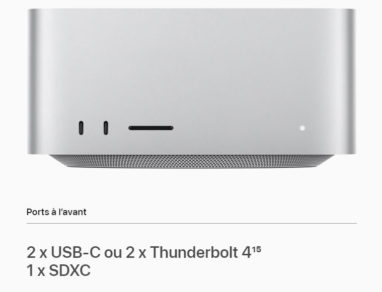 Apple Mac Studio 512 Go SSD 32 Go RAM Puce M2 Max image 1 | Rakuten