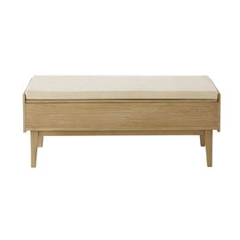 Banc D'entrée Avec Coffre De Rangement En Manguier Et Acacia Massifs