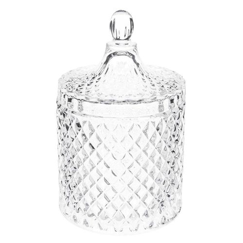 Bonbonnière en verre H 18 cm ÉLÉONORE