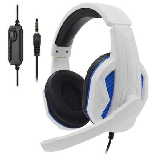 Casque Gaming Blanc Pour Ps5