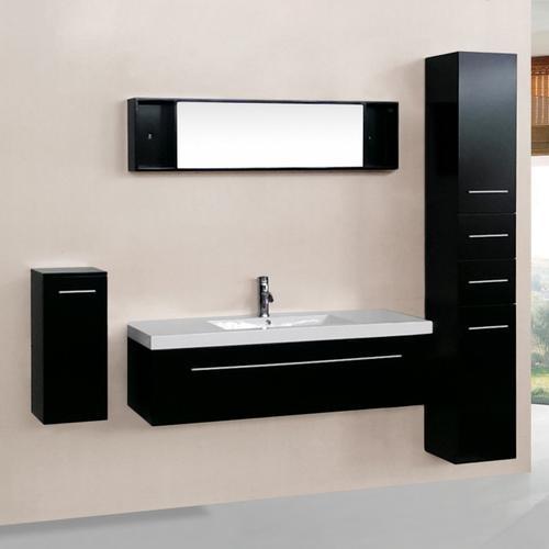 Ensemble Salle De Bain 3 Meubles + 1 Vasque + 1 Miroir