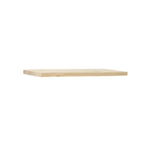 Étagère Flottante En Bois De Sapin Naturel 100x3,2cm