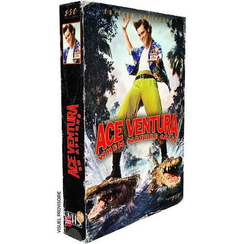 Ace Ventura En Afrique - Édition Collector Limitée Esc Vhs-Box - Blu-Ray + Dvd + Goodies