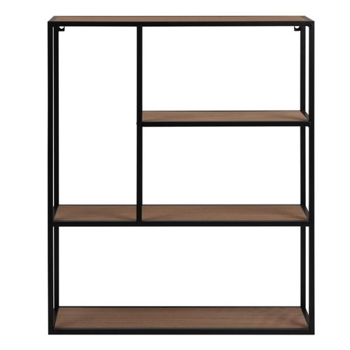 Etagère Murale Beige Et Noire