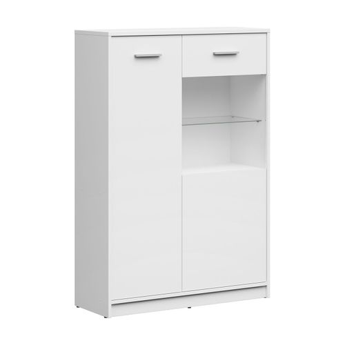 Vaisselier 2 Portes Stratifiés Blanc