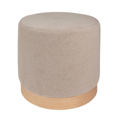 Pouf Rond Gris