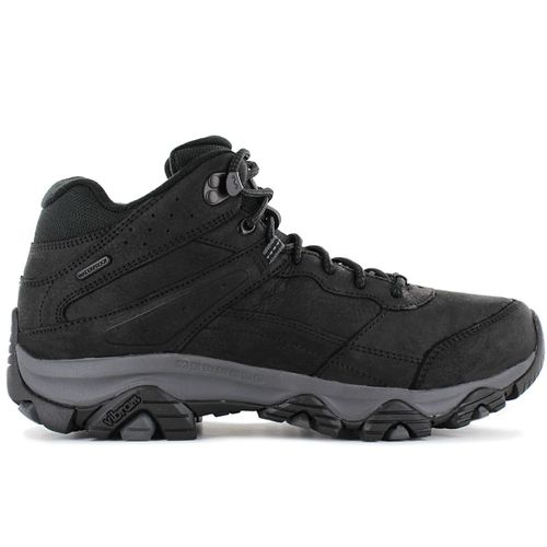 Merrell Moab Adventure 3 Mid Leather Wp Waterproof Chaussures De Randonnée Marche Trekking Noir J00