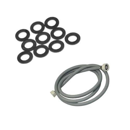 Tuyau d'arrivée d'eau universel livré avec joints 20/27 avec raccords droits(L2000mm 3/4 F 3/4 F) Lave-linge (3666356331334 )