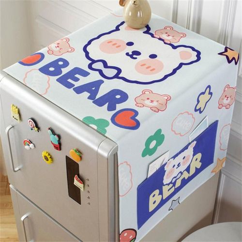 Juste de Protection Anti-Poussière pour Machine à Laver,Réfrigérateur,Four,Micro-ondes,Livres pour la Maison,Mode Europe du Nord - Type T #S