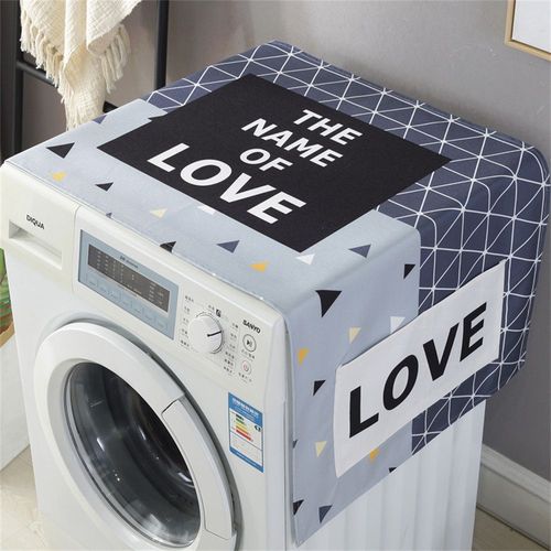 Juste de Protection Anti-Poussière pour Machine à Laver,Réfrigérateur,Four,Micro-ondes,Livres pour la Maison,Mode Europe du Nord - Type M #L