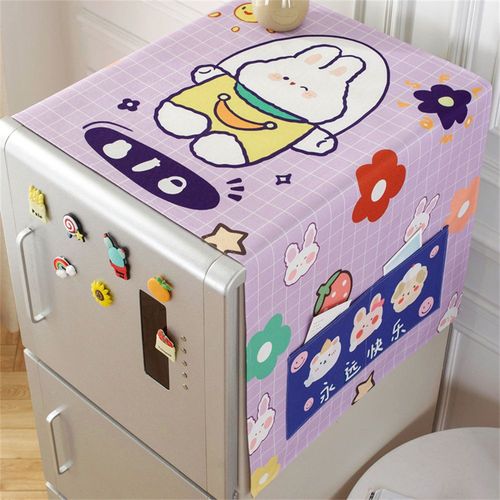 Juste de Protection Anti-Poussière pour Machine à Laver,Réfrigérateur,Four,Micro-ondes,Livres pour la Maison,Mode Europe du Nord - Type U #E