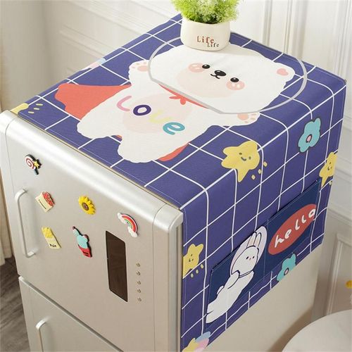 Juste de Protection Anti-Poussière pour Machine à Laver,Réfrigérateur,Four,Micro-ondes,Livres pour la Maison,Mode Europe du Nord - Type O #G