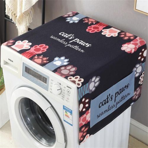 Juste de Protection Anti-Poussière pour Machine à Laver,Réfrigérateur,Four,Micro-ondes,Livres pour la Maison,Mode Europe du Nord - Type E #Q