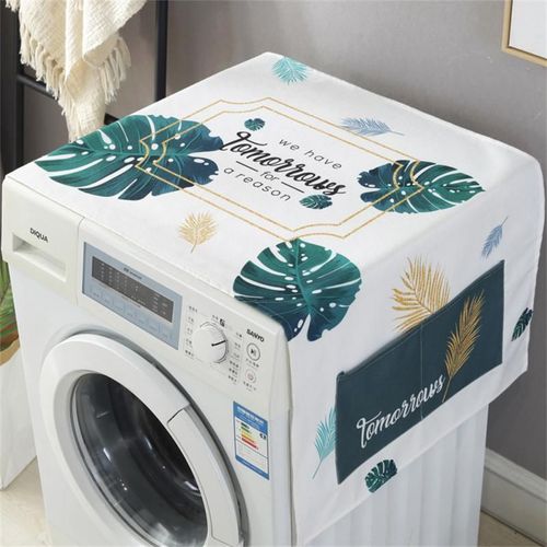 Juste de Protection Anti-Poussière pour Machine à Laver,Réfrigérateur,Four,Micro-ondes,Livres pour la Maison,Mode Europe du Nord - Type A #Q