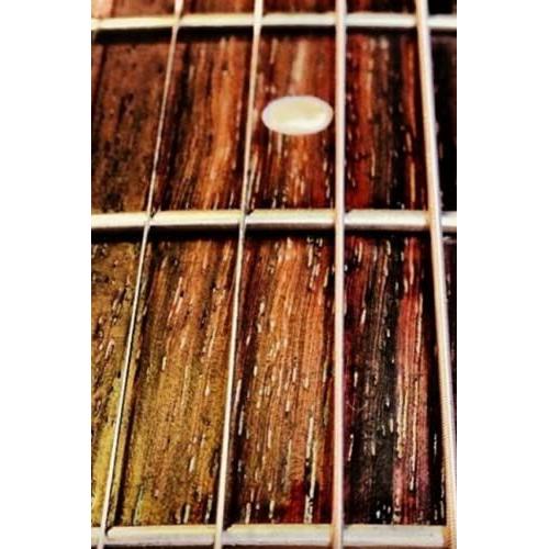 Inspire Paradise Songwriter's Journal: Rustic Guitar Fretboard 6" X 9" 100 Page Blank Guitar Chords And Blank Lines For Lyrics