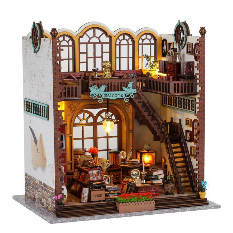 Modèle de meubles en bois de maison de poupée miniature bricolage à  l'échelle 1/24 