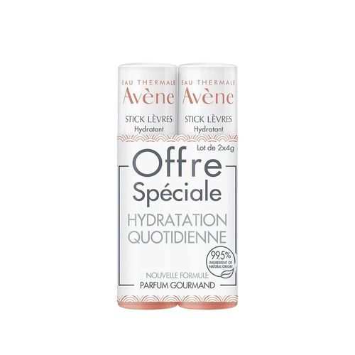 Avène Duo Stick Lèvres Hydratant 2x4 Grammes 