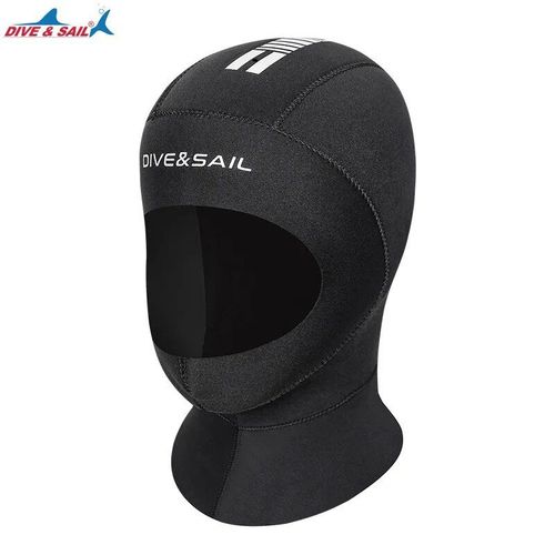 Casque De Plongée En Néoprène Avec Capuche Initiée,5mm,Hiver,Unis Issement,Chaleur,Vêtements,Accessoires,S,M,L,Xl - Type Black-S
