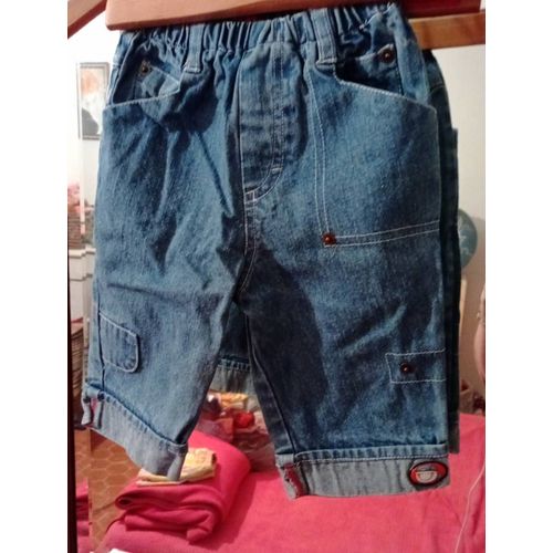 Pantalon Bleu 6 Mois Vintage Années Skat Champion.