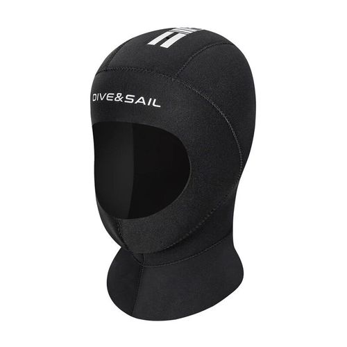 Casque De Plongée En Néoprène Avec Capuche Initiée,Unis Issement,Chaleur,Vêtements,Accessoires,Hiver,S,M,L,Xl,5mm - Type Black-Xl