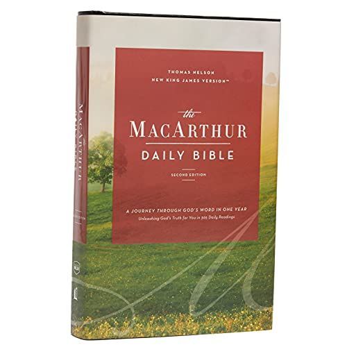 The Nkjv, Macarthur Daily Bible, 2nd Edition, Hardcover, Comfort Print
