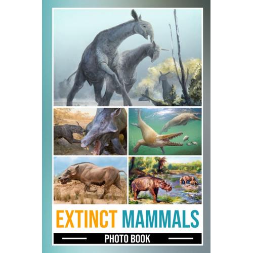 Extinct Mammals Photo Book: Prehistoric Animals Photograph Album For All Ages To Unleash The Creativity Energy