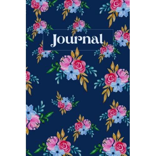 Journal: Journal Or Diary Lovely Blue Floral