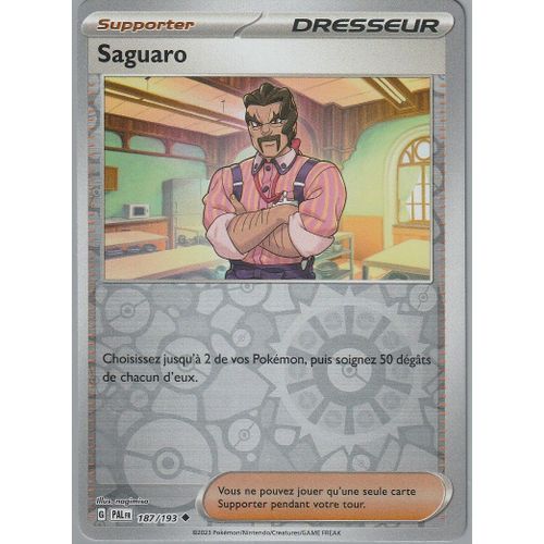 Carte Pokémon - Saguaro - 187/193 - Reverse - Ev2 Evolutions À Paldea