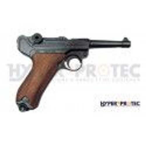 Réplique Pistolet Luger P08 Avec Plaquettes Bois