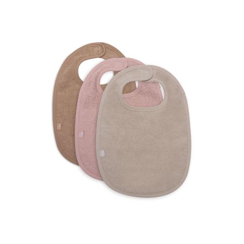 Lot De 3 Bavoirs Éponge Wild Rose, Nougat Et Biscuit - Jollein